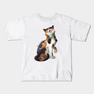 Calico Kitty Cat Kids T-Shirt